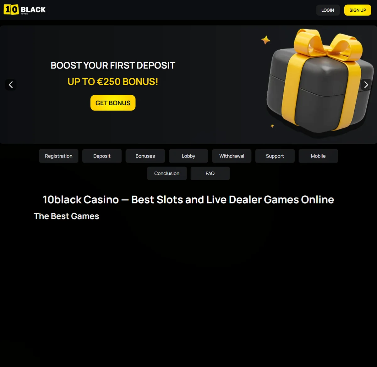 10black Casino